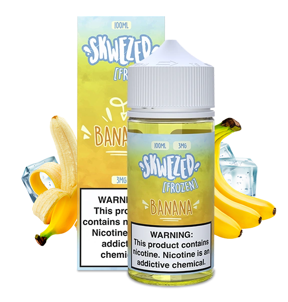 100ml - Skwezed FROZEN - Banana (Buhnanza) SKWZD 100ml - Skwezed FROZEN - Banana (Buhnanza) SKWZD