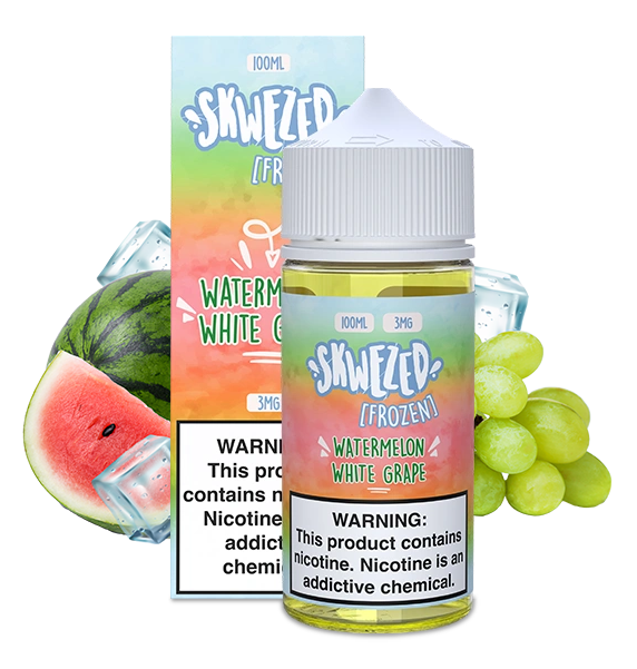 100ml - Skwezed FROZEN - Watermelon White Grape (Sparkling Summer Rush SKWZD 100ml - Skwezed FROZEN - Watermelon White Grape (Sparkling Summer Rush SKWZD