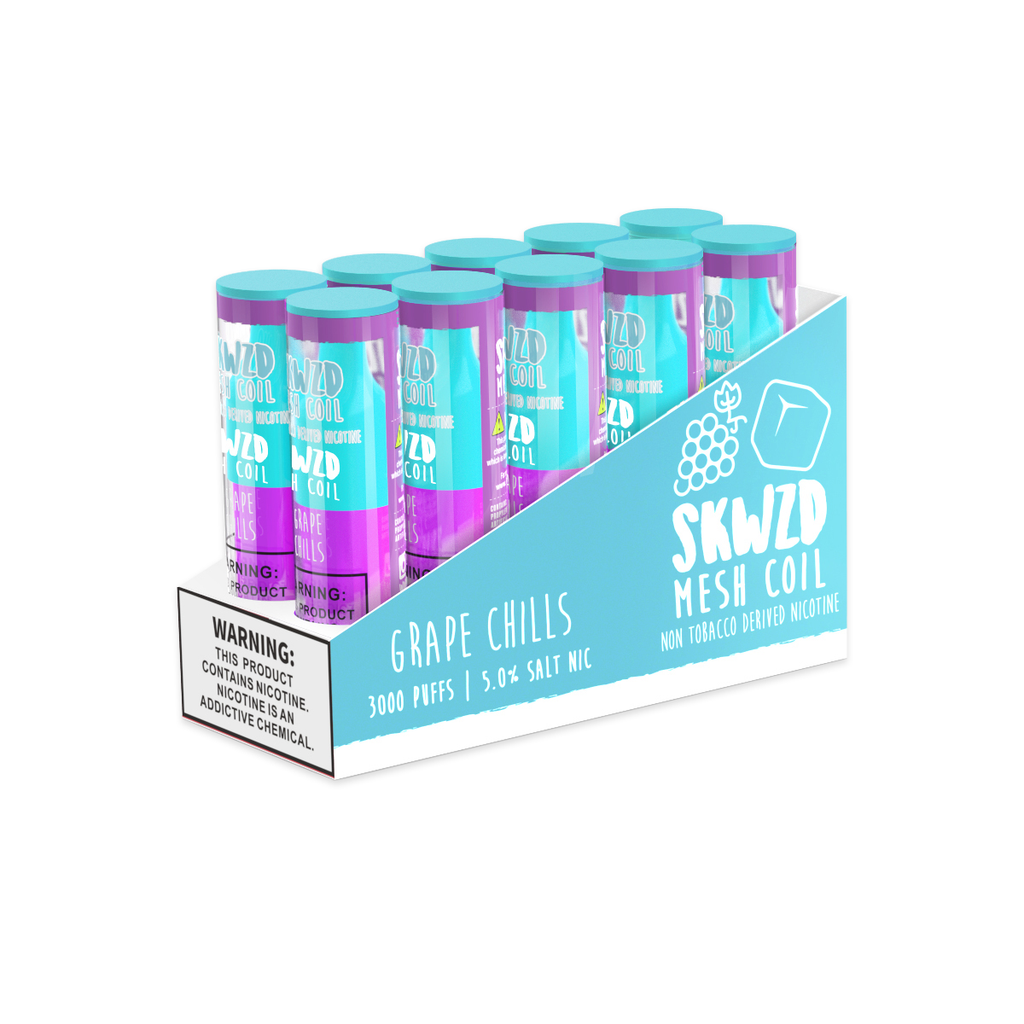 Disposable - SKWZD - Grape Chills (10/Pack)