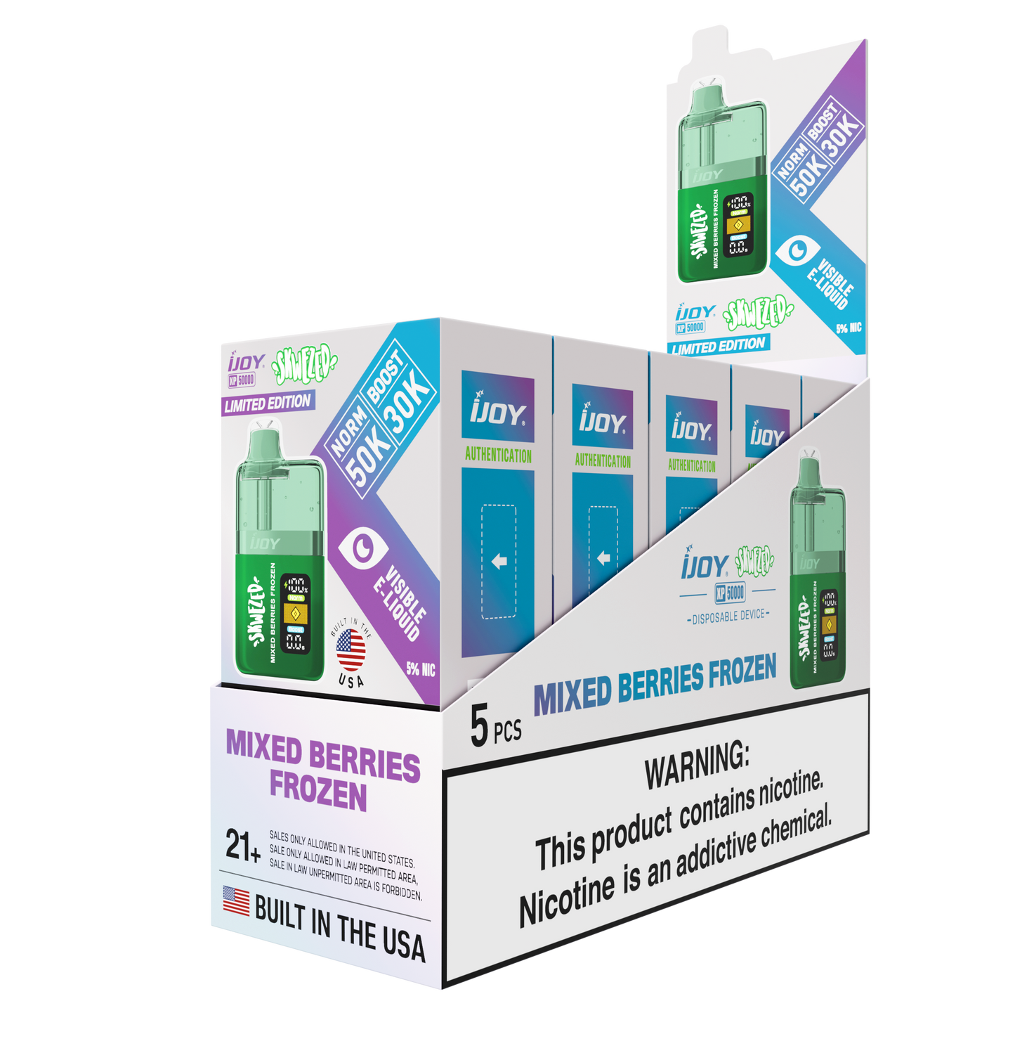 mixed berries-ijoy-ice-xp50k-5/pack