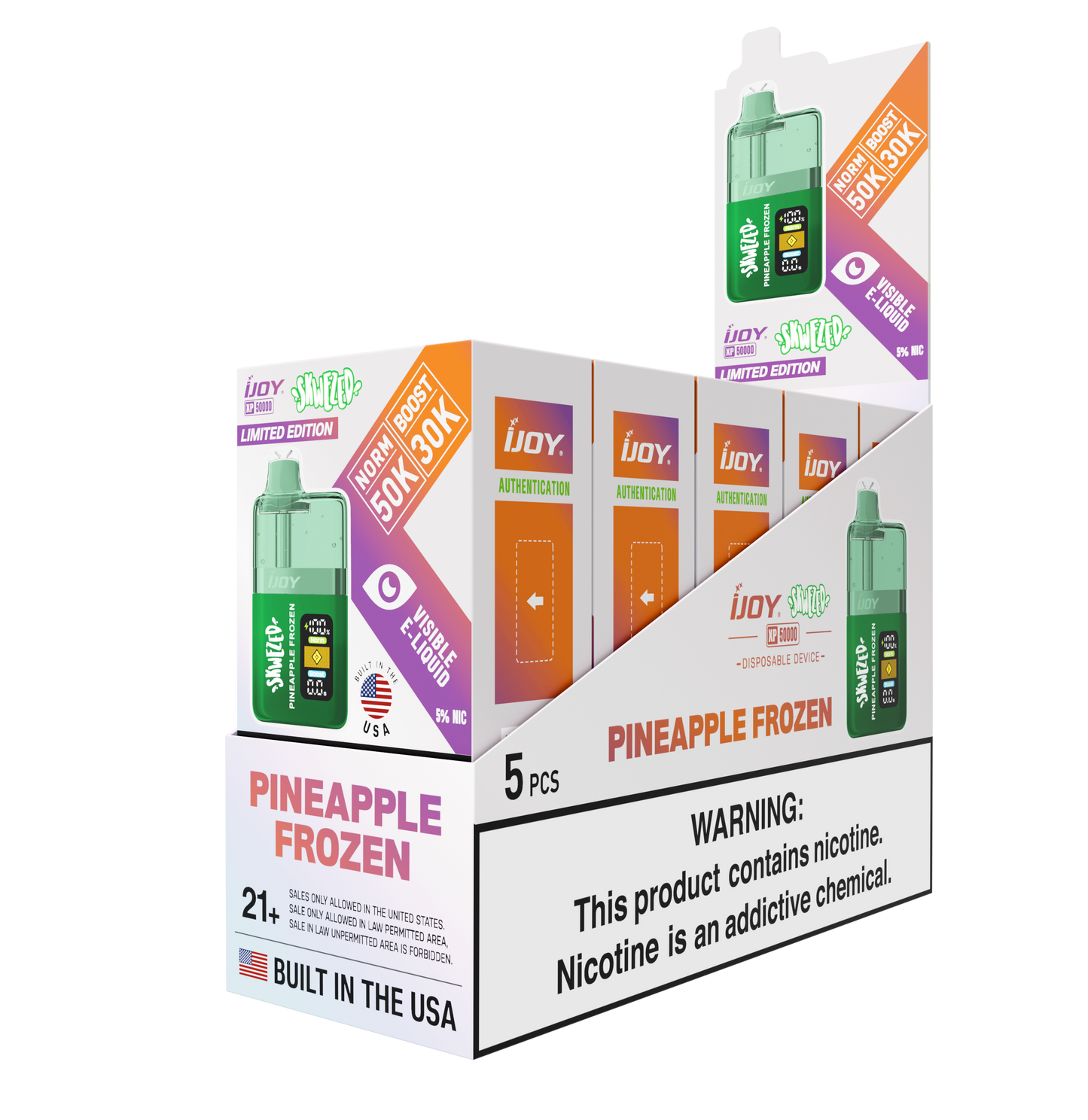 pineapple -ijoy-ice-xp50k-5/pack