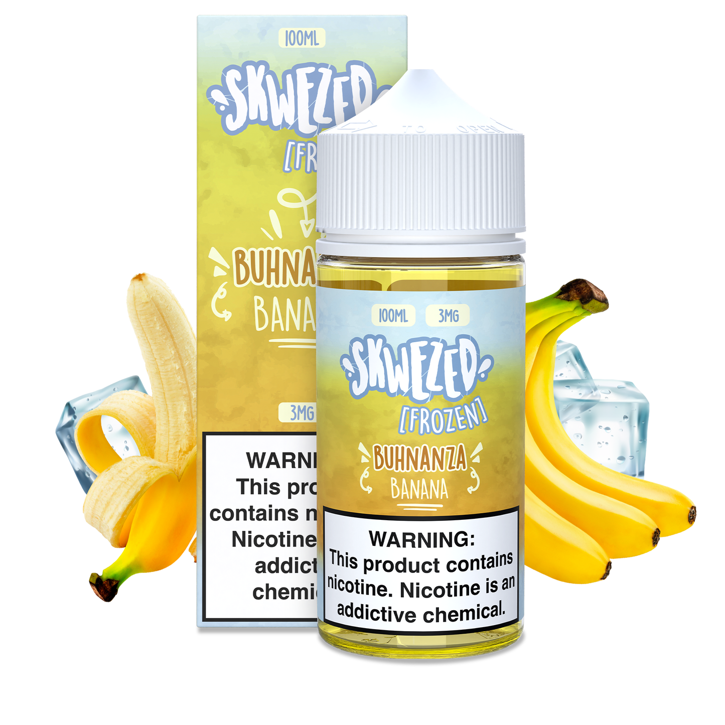 100ml - skwezed frozen - banana (buhnanza)