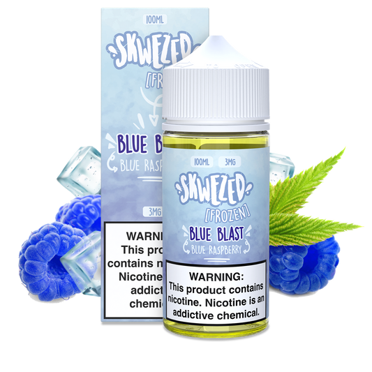 100ml - Skwezed FROZEN - Blue Raspberry (Blue Blast)