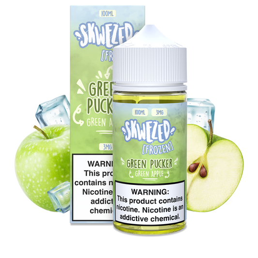 100ml - Skwezed FROZEN - Green Apple (Green Pucker)