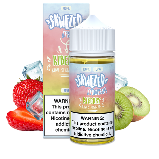 100ml - Skwezed FROZEN - Kiwi Strawberry (Kiberry)