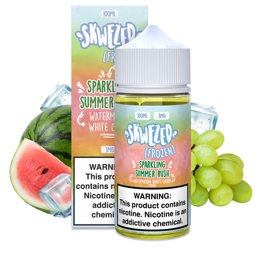 100ml - Skwezed FROZEN - Watermelon White Grape (Sparkling Summer Rush)