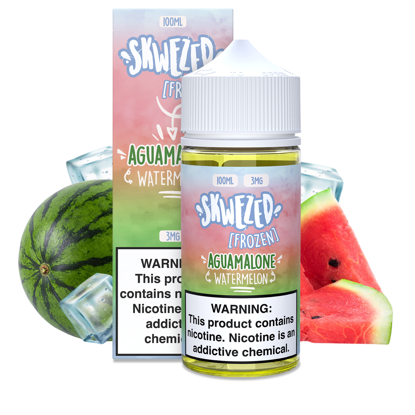 100ml - skwezed frozen - watermelon (aguamalone)