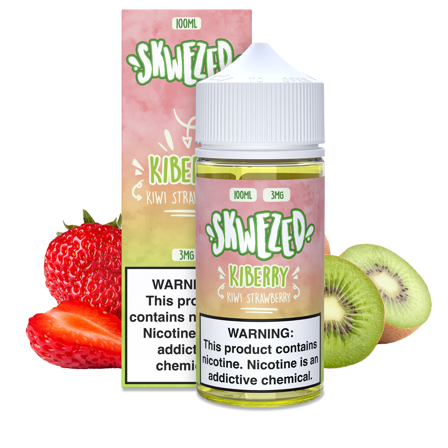 100ml - skwezed - kiwi strawberry (kiberry)