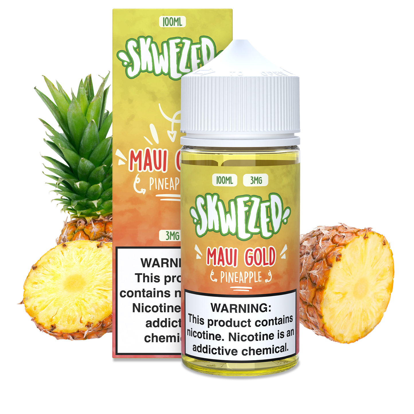 100ml - skwezed - pineapple (maui gold)