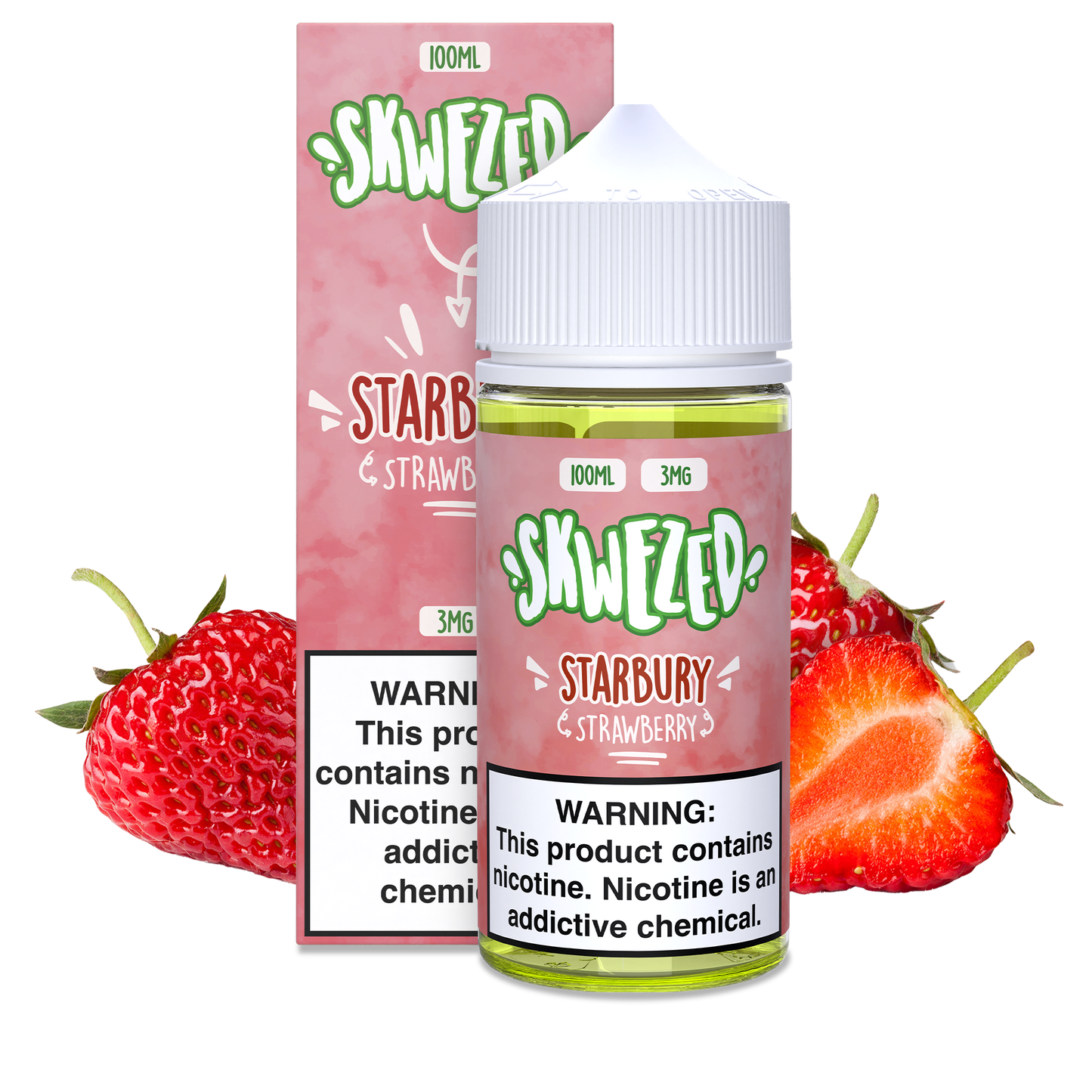 100ml - skwezed - strawberry (starbury)