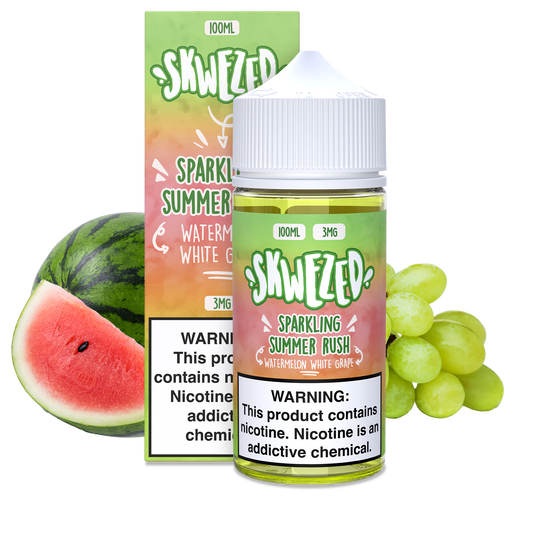 100ml - Skwezed - Watermelon White Grape (Sparkling Summer Rush)