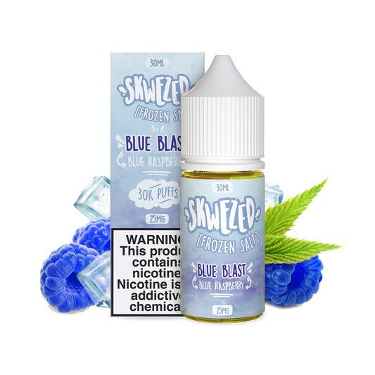 30ml - Skwezed Salt FROZEN  - Blue Raspberry (Blue Blast)