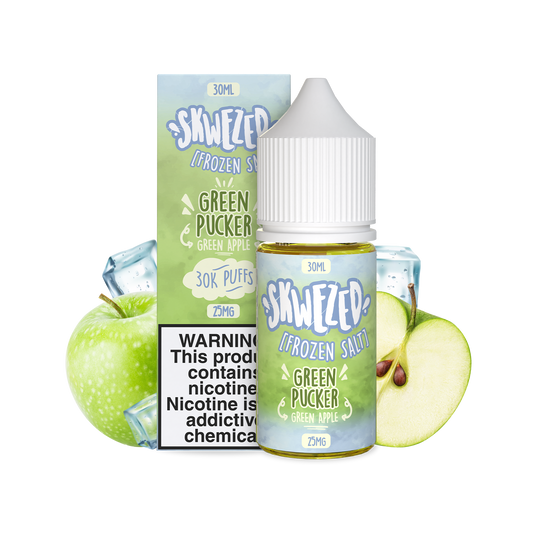 30ml - Skwezed Salt FROZEN - Green Apple (Green Pucker)