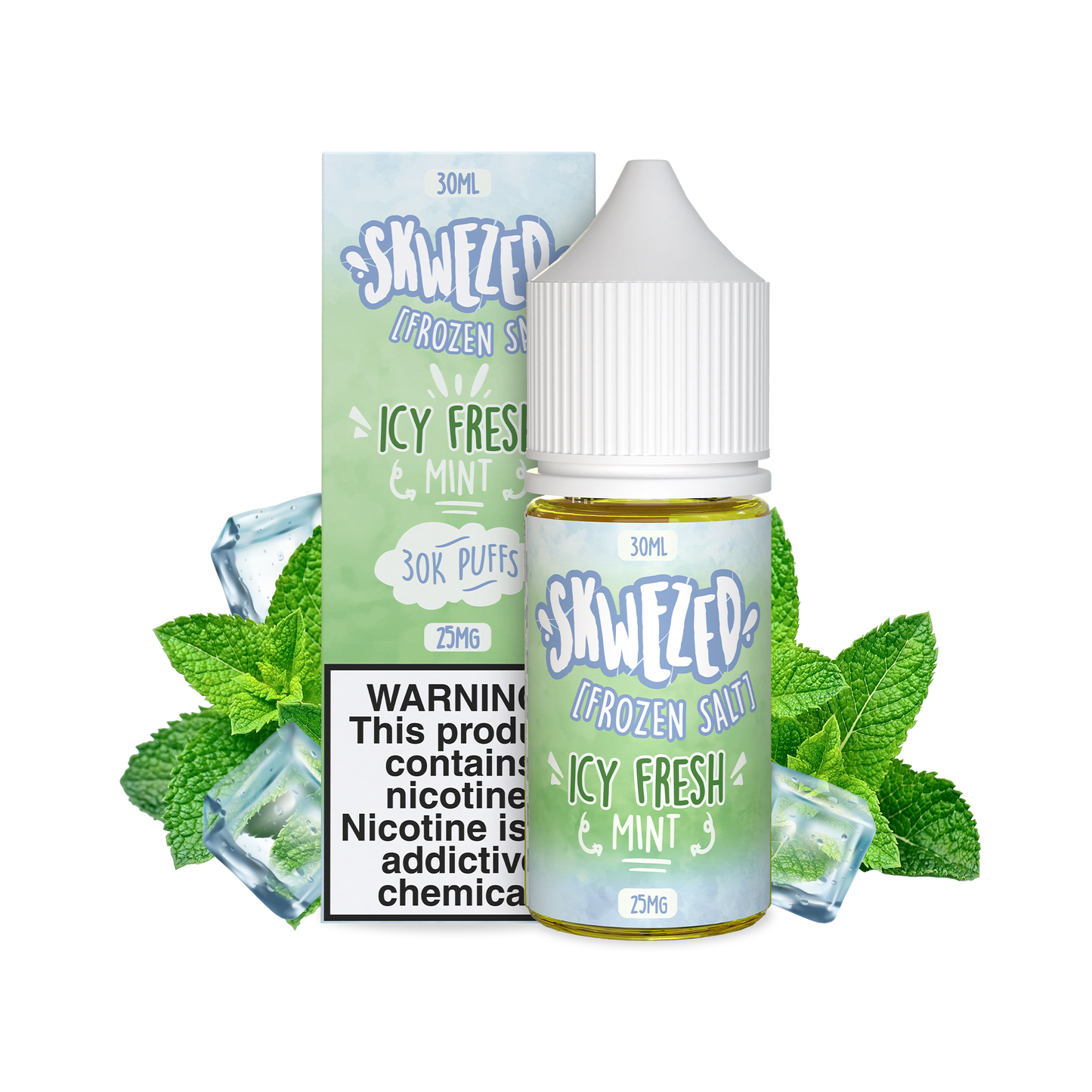 30ml - skwezed salt frozen - mint (icy fresh)