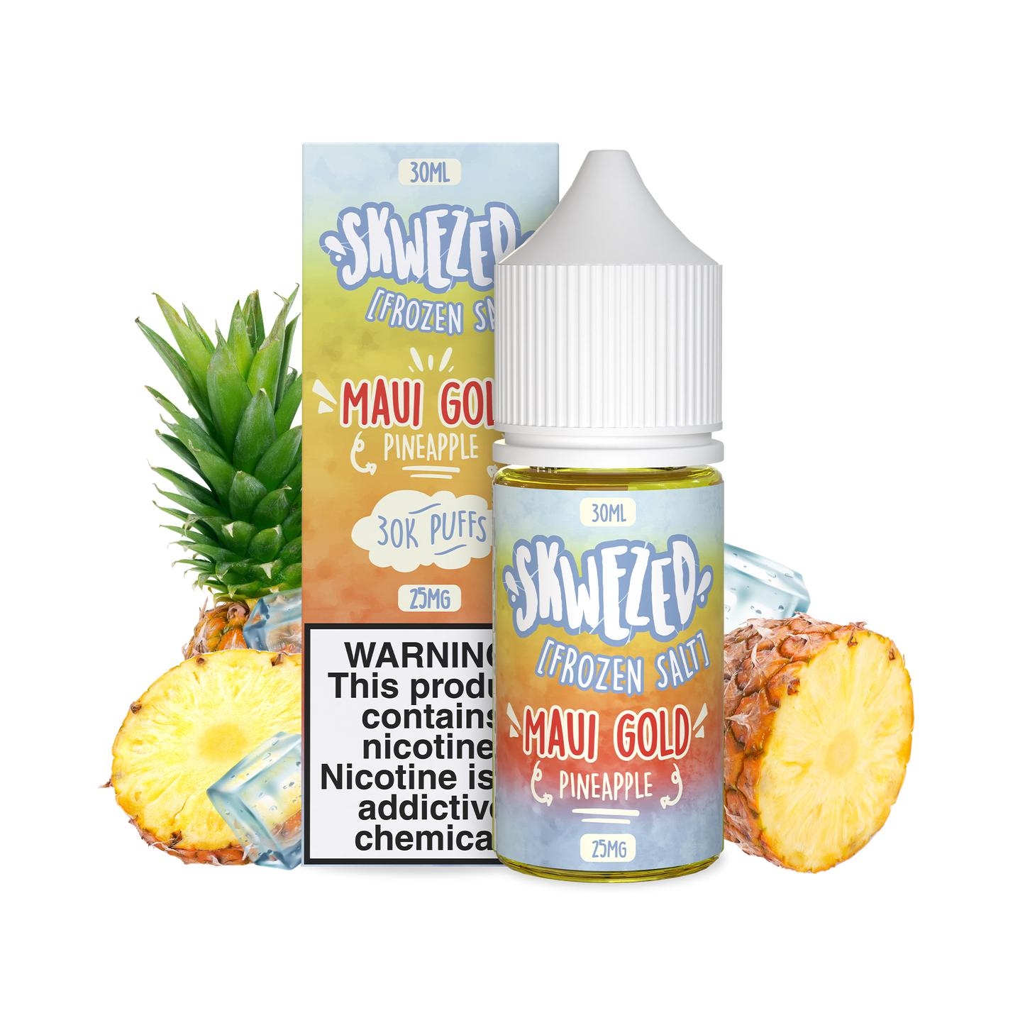 30ml - skwezed salt frozen - pineapple (maui gold)