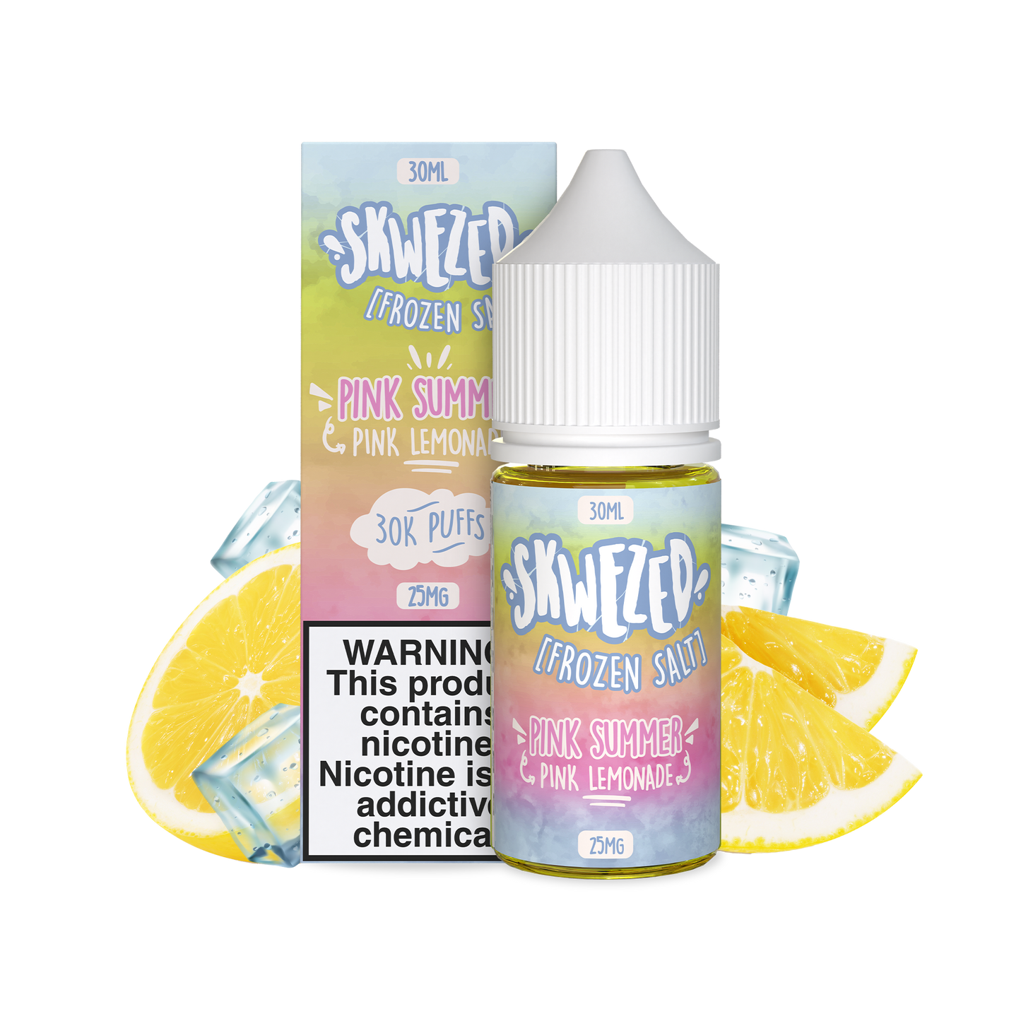 30ml - skwezed salt frozen - pink lemonade (pink summer)