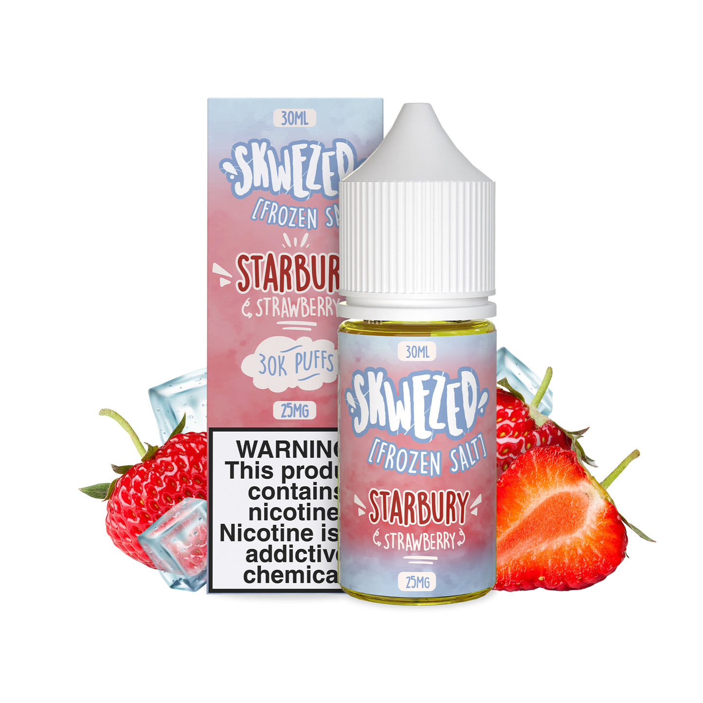 30ml - skwezed salt frozen - strawberry (starbury)