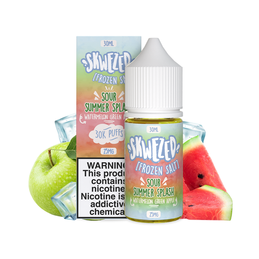 30ml - Skwezed Salt FROZEN - Watermelon Green Apple (Sour Summer Splash)