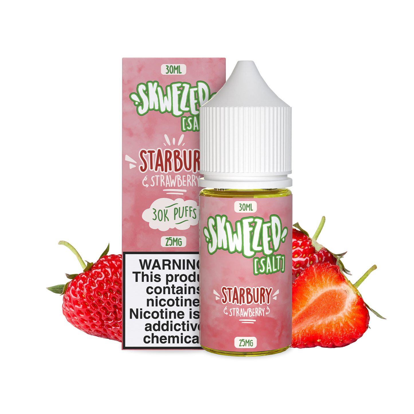 30ml - skwezed salt - strawberry (starbury)