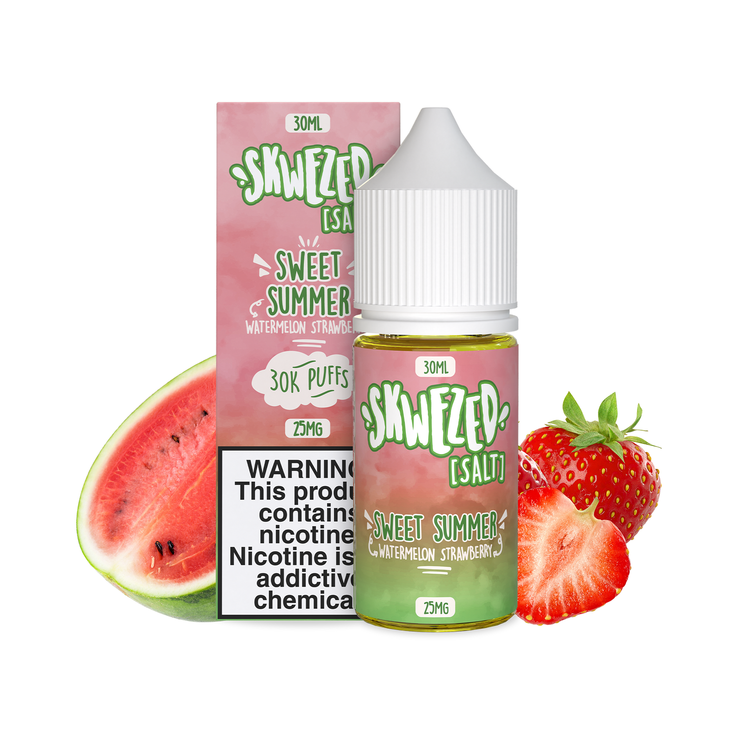 30ml - skwezed salt - watermelon strawberry (sweet summer)