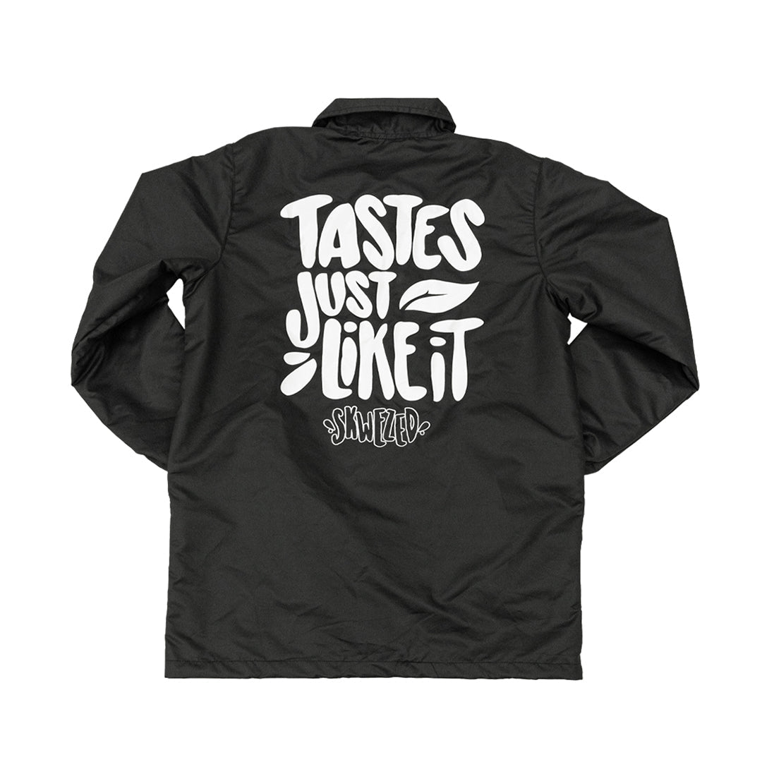 "tastes just like it" coach jacket