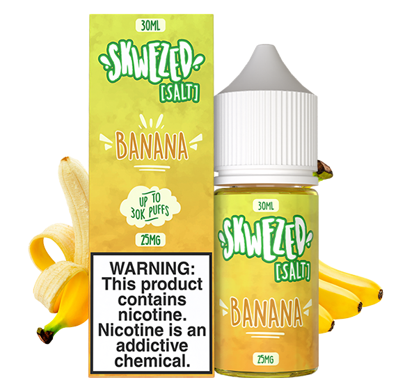 30ml - skwezed salt - banana (buhnanza)