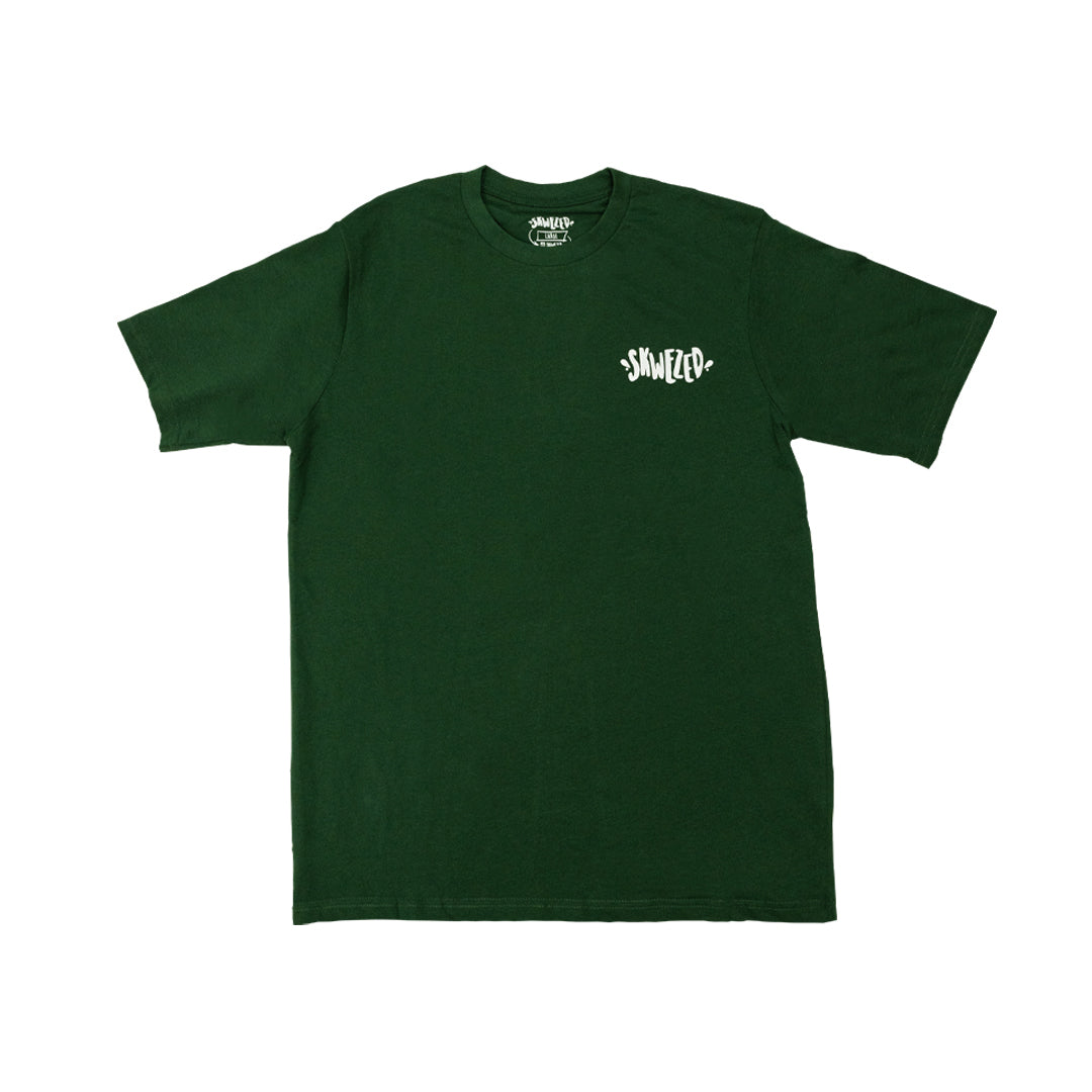 promo - apparel - skwezed "tastes just like it" t-shirt - green