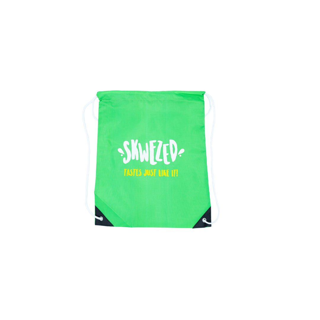 promo - bags - skwezed "tastes just like it" drawstring bag