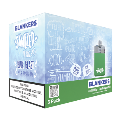 Blankers ICE (5/Pack) w/ Free 10ml Blue Razz