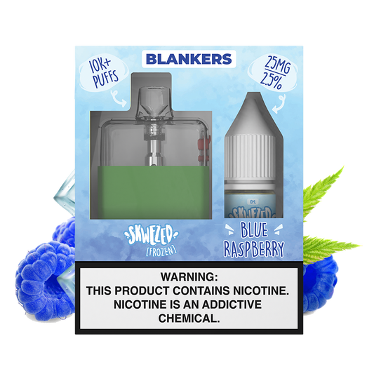 Blankers ICE (5/Pack) w/ Free 10ml Blue Razz