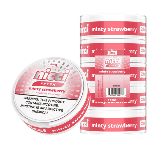 Nicci Fresh - Minty Strawberry (5/pack)