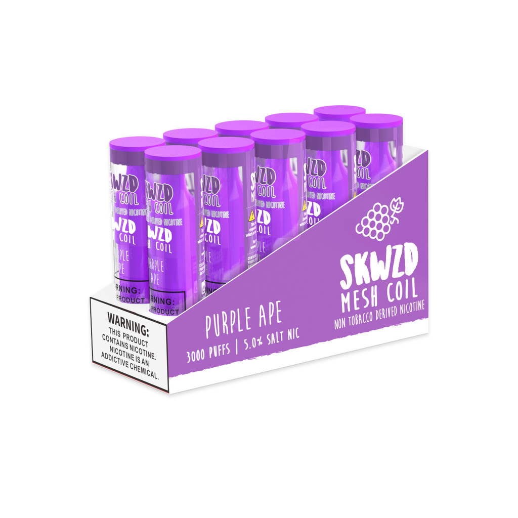 Disposable - SKWZD - Purple Ape (10/Pack)