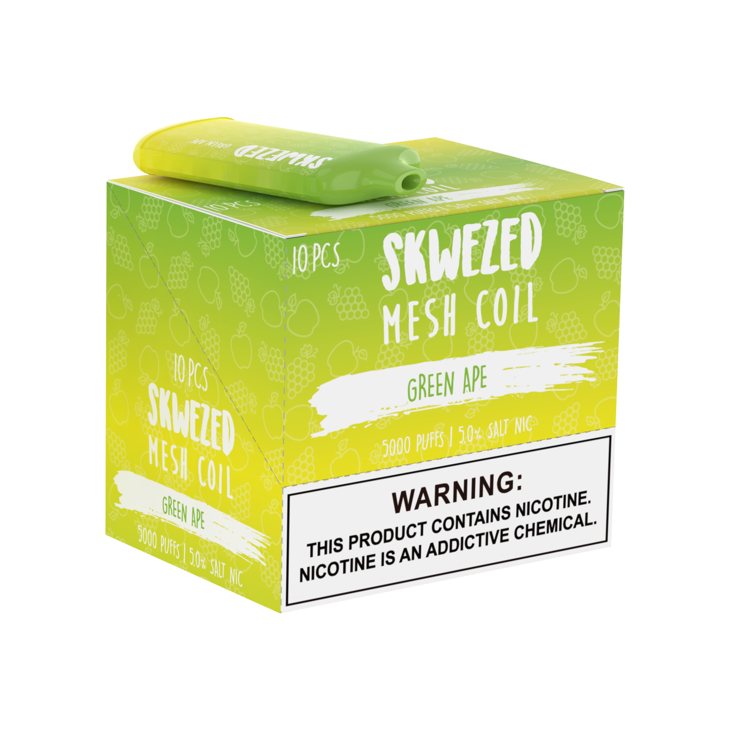 skwezed 5k - green ape (10/pack)