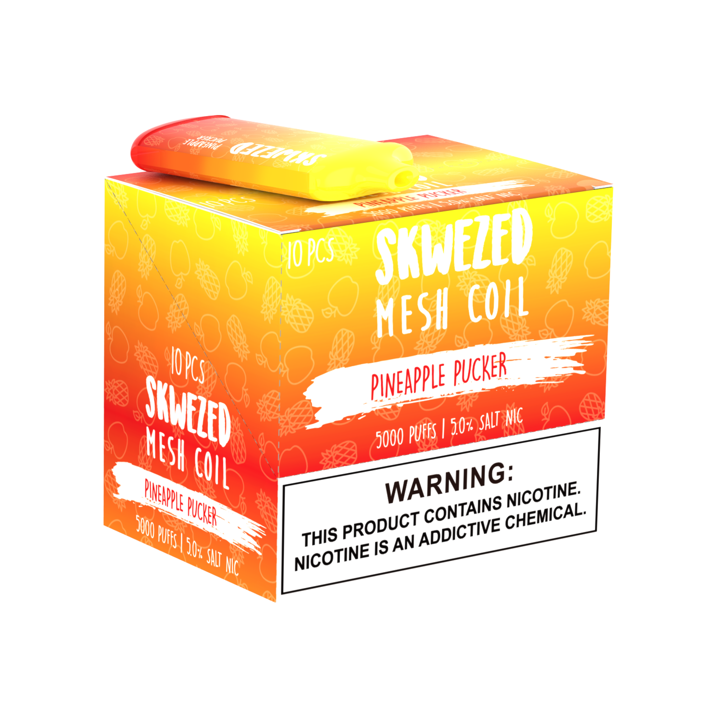 skwezed 5k - pineapple pucker (10/pack)