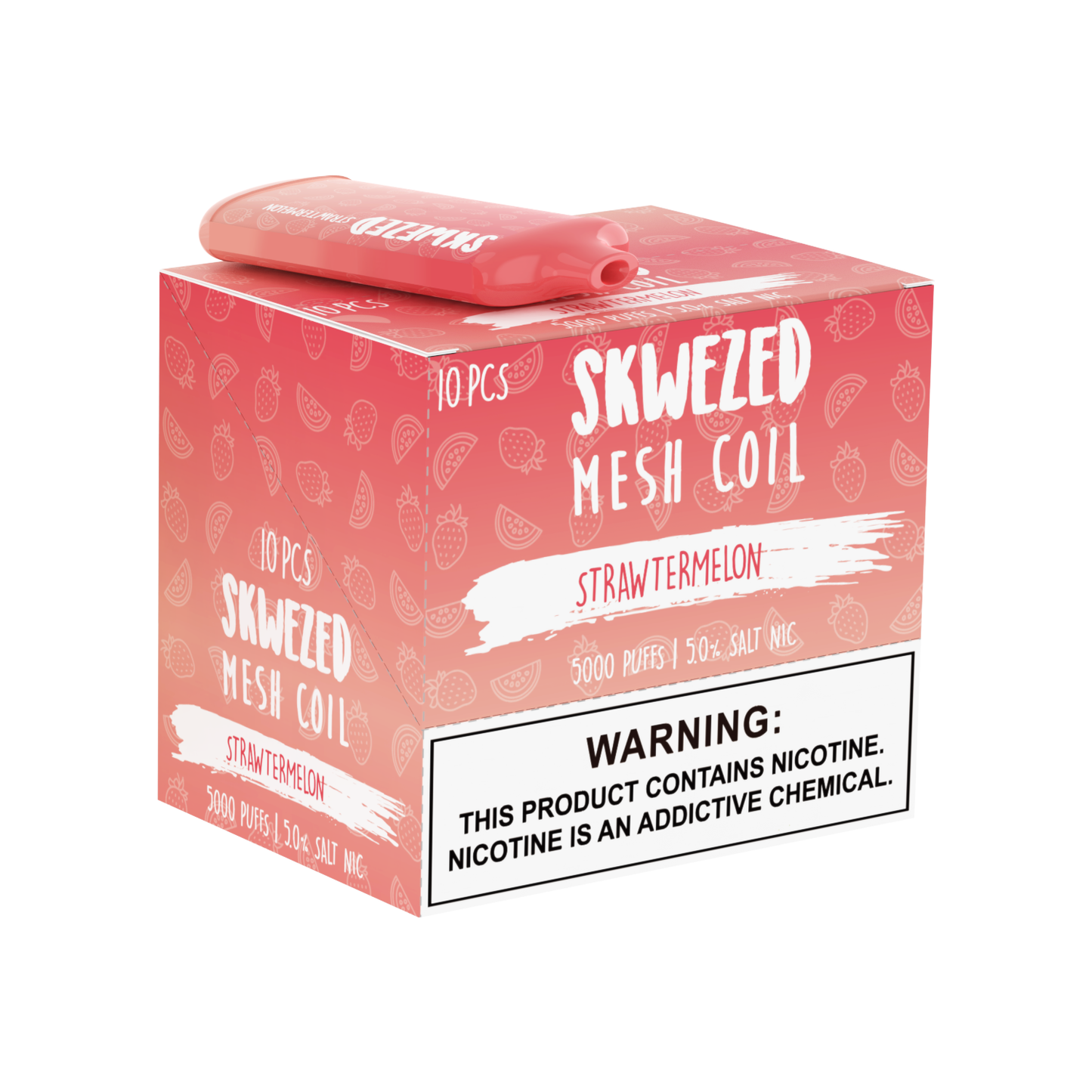 skwezed 5k - strawtermelon (10/pack)