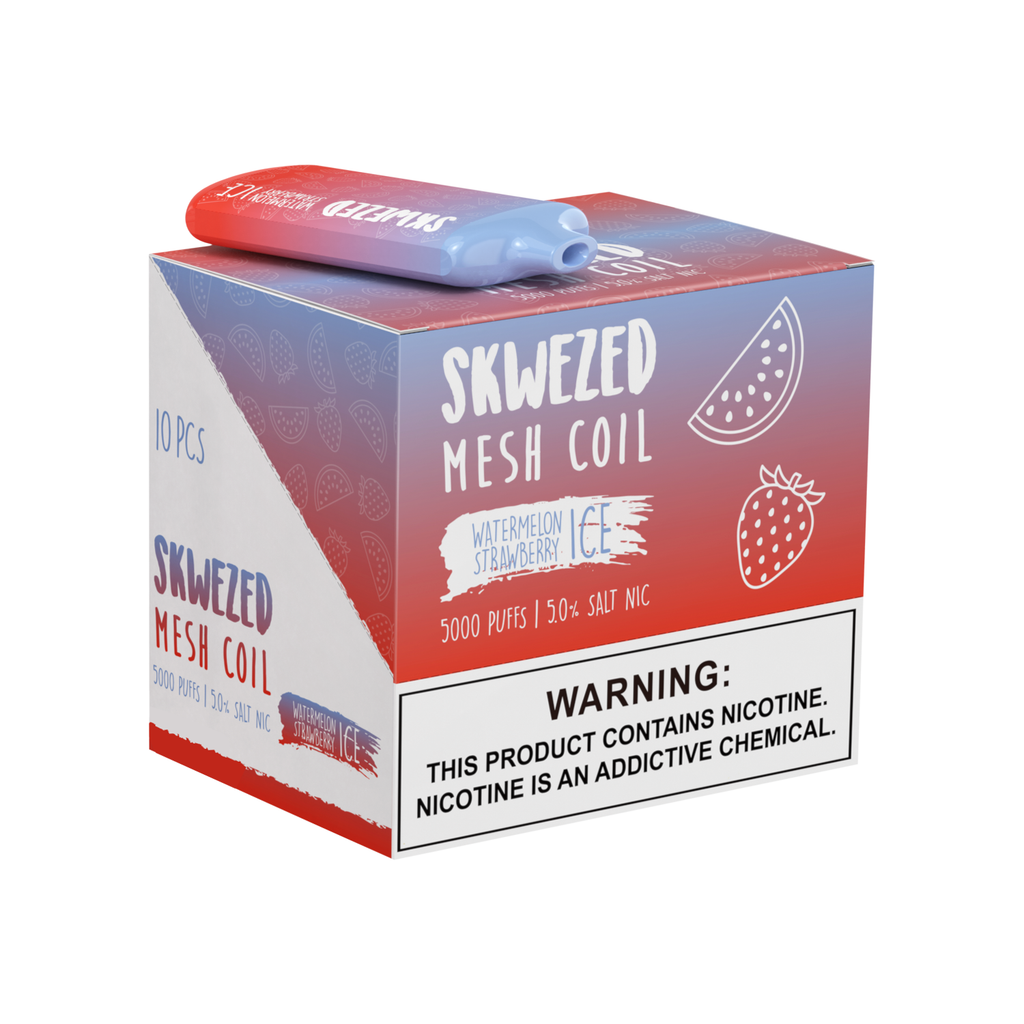 Disposable - Skwezed 5k - Watermelon Strawberry Ice (10/Pack)