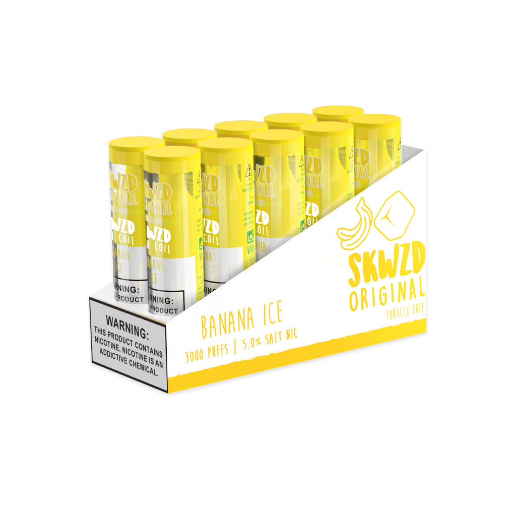 Disposable - SKWZD - Banana Ice (10/Pack)